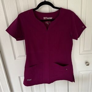 Grey's Anatomy Women's Burgundy Top
